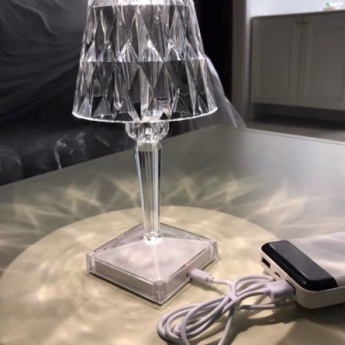 4 Acrylic Diamond Table Lamp HA0180